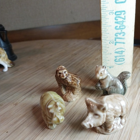 Wade Whimsies ANIMALS Variety Red Rose Tea Mini Porcelain Ceramic Figures Lot/4 - Picture 4 of 16